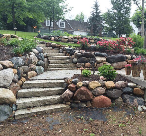 Stone Steps Slabs For Landscaping In Indianapolis In