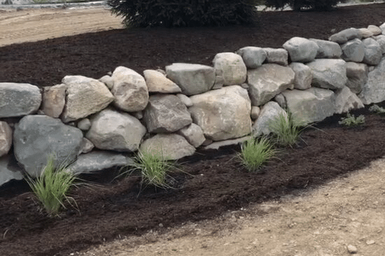 White Boulders for Landscaping