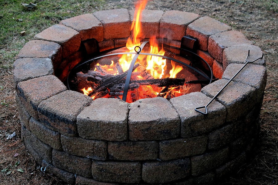 Build a stone fire pit this fall